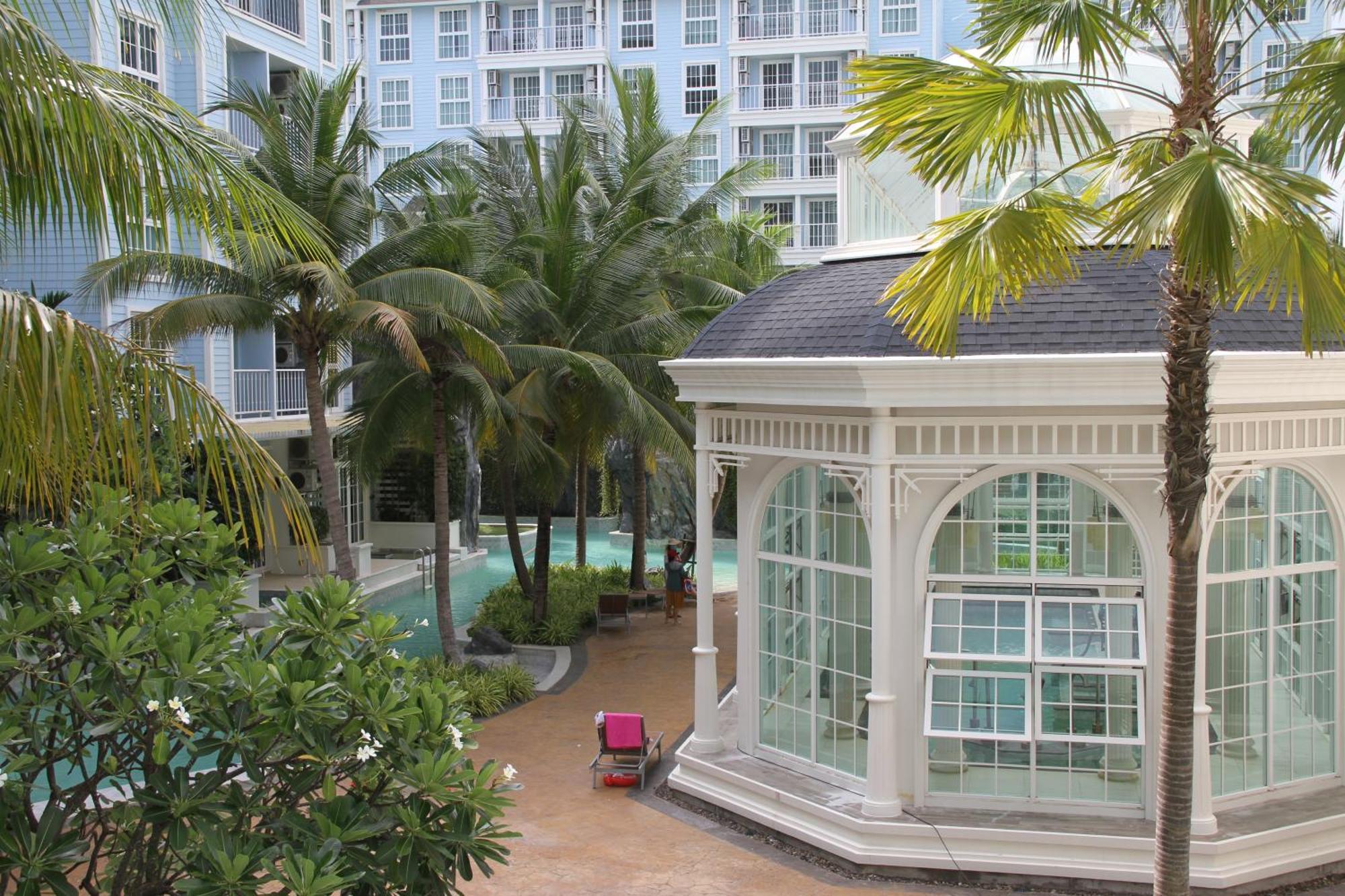 Grand Florida芭提雅带免费游泳池温泉桑拿浴和健身房瑜伽室私家海滩公寓e206 Na Chom Thian Exterior photo